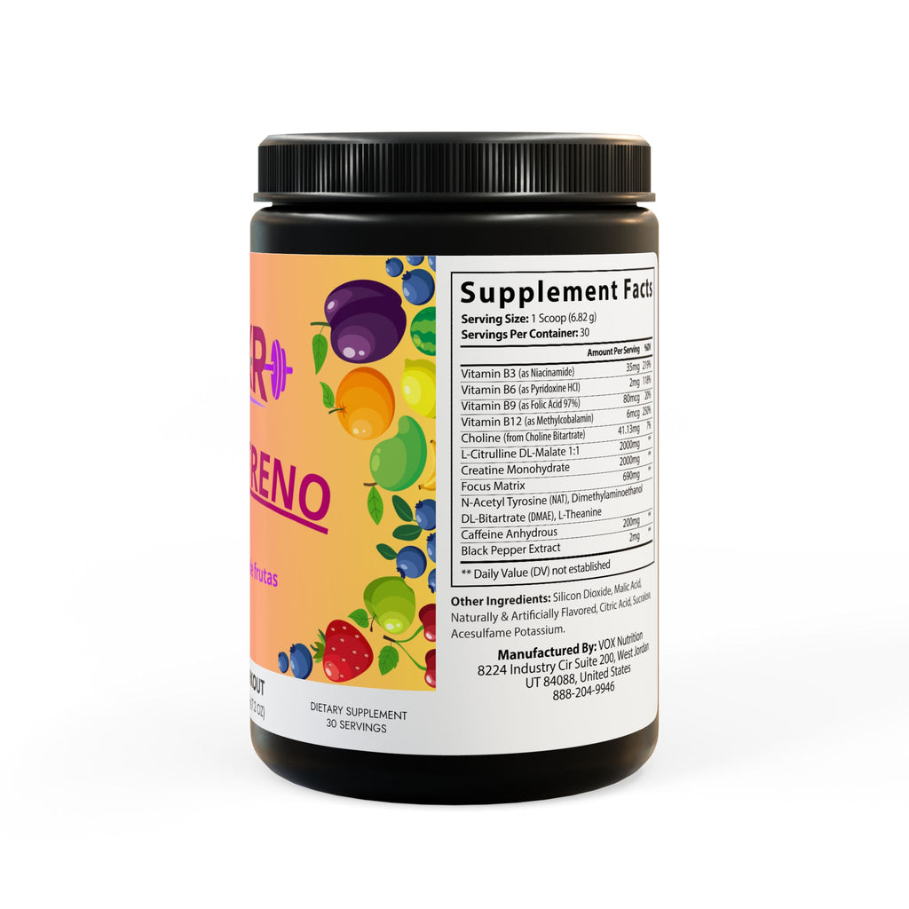 Pre-Workout Supplement, Fruit Punch (204g, 7.1oz)