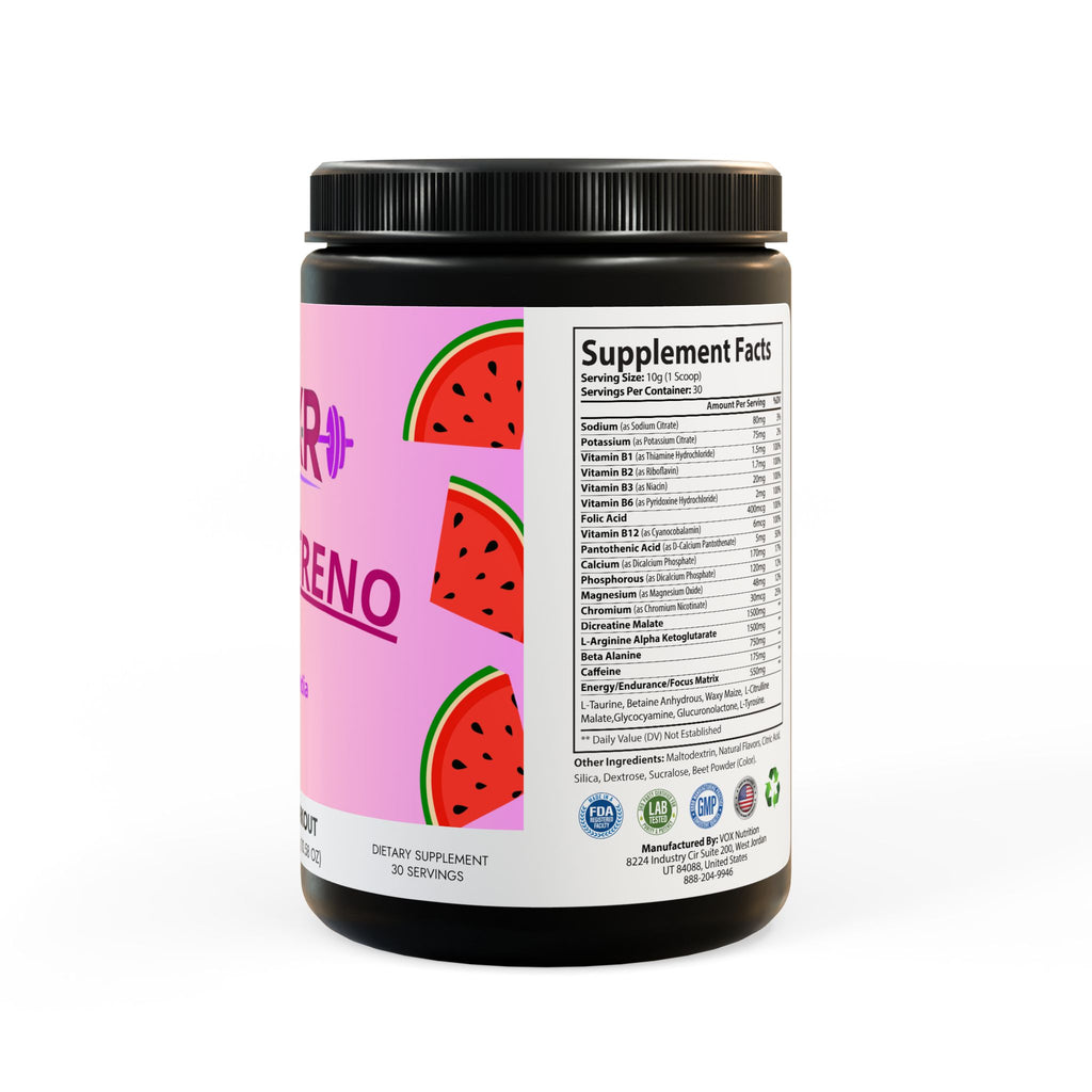 Pre-Workout Supplement, Watermelon (300g, 10.58oz)